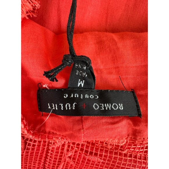 Romeo Juliet Couture Coral Lace Overlay Sleeveless Dress Medium Womens NWT Core - Picture 9 of 16